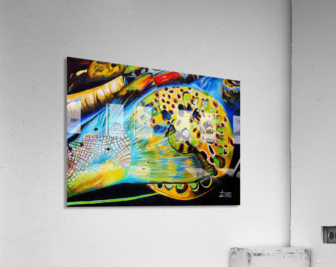 Tail Over Reel Acrylic Print