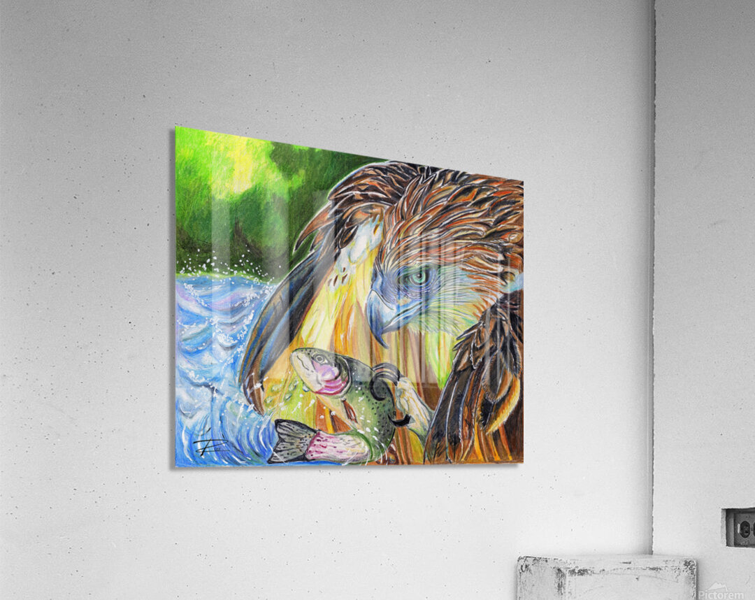 Under The Eagles Wings Acrylic Print