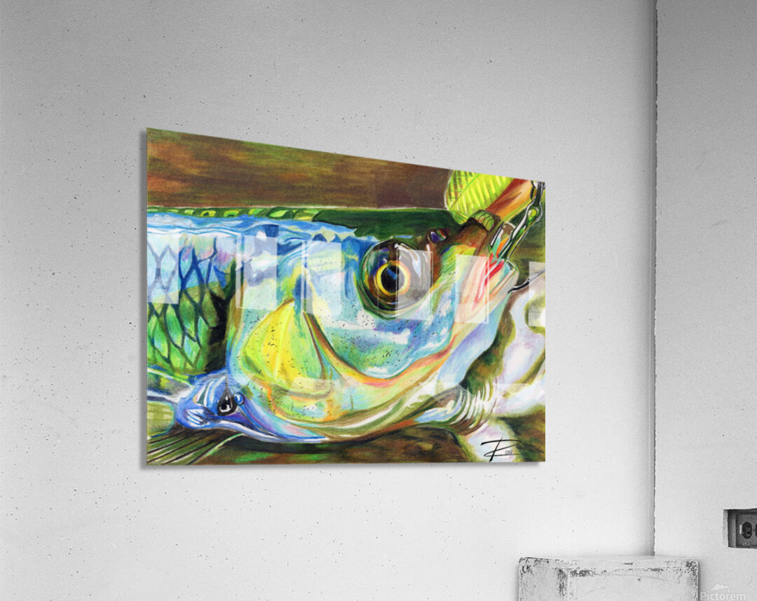 On The Hook II Impression acrylique