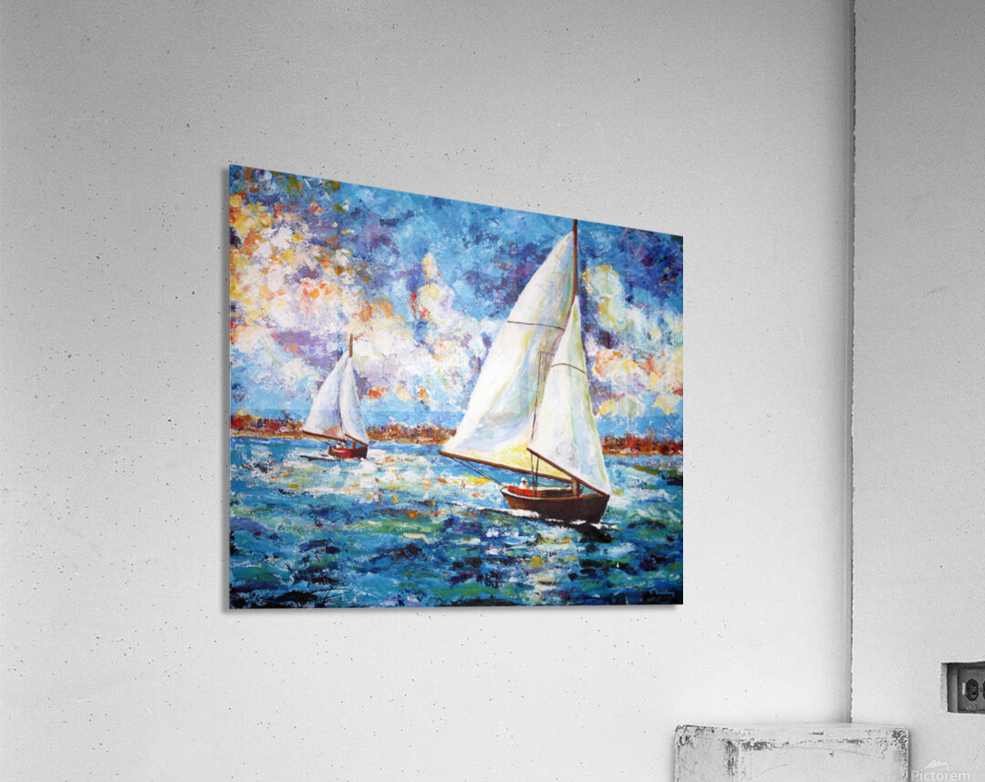 Sailboat Impression acrylique