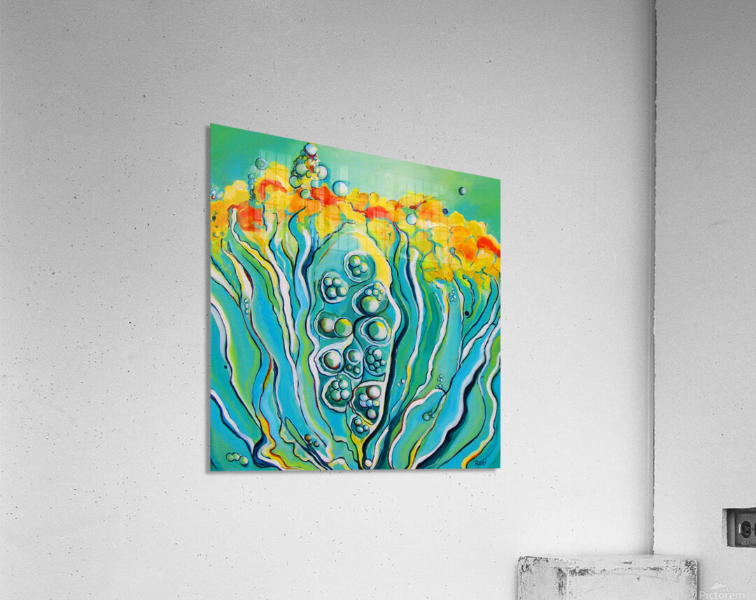 Underwater Fountain Impression acrylique
