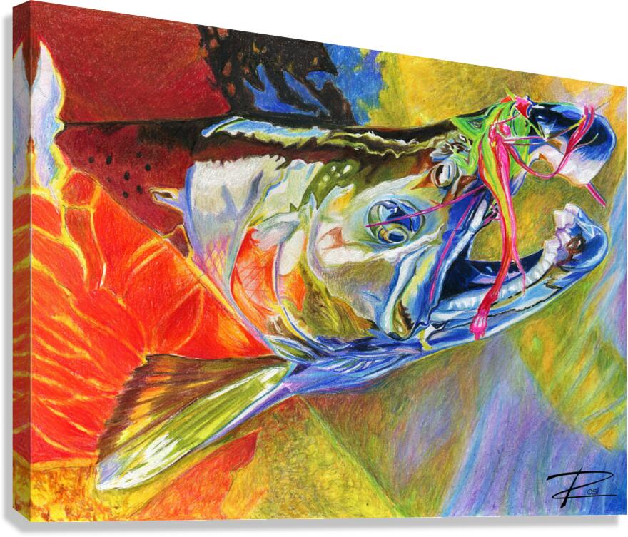 Alaskan Coho Canvas Print