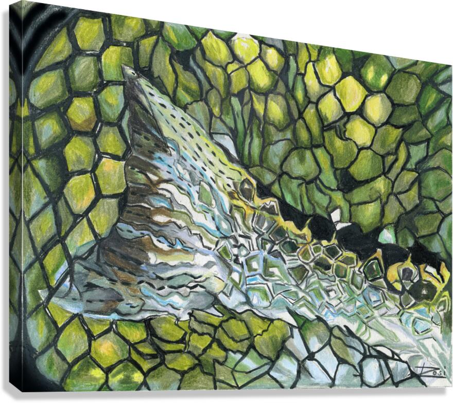 Fish Tail II Canvas Print