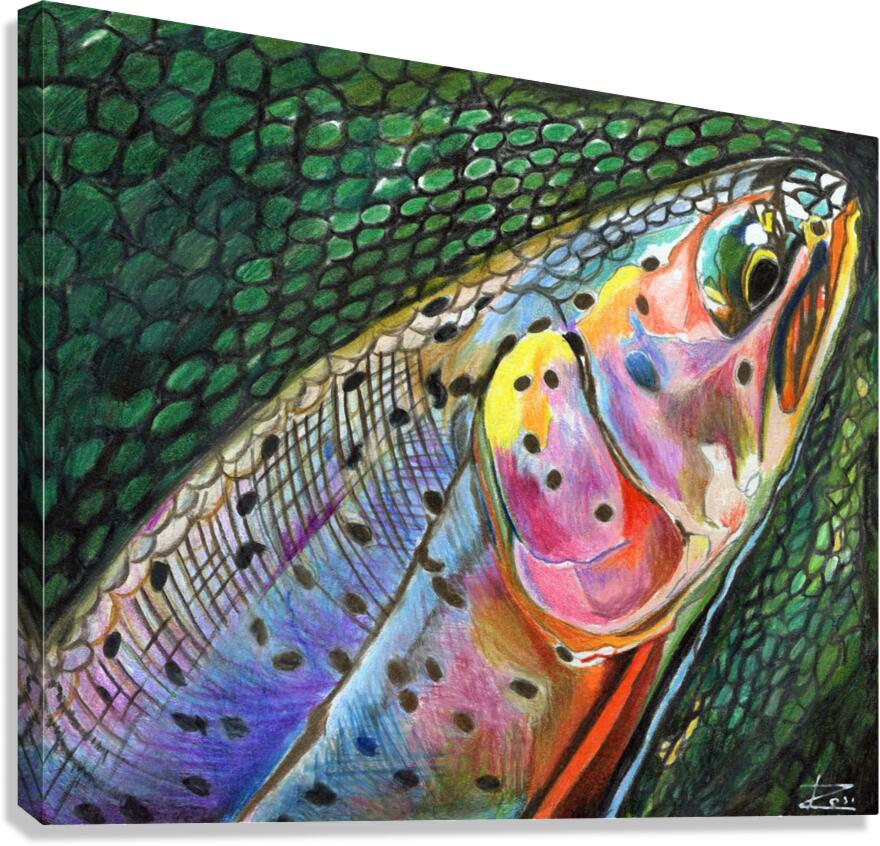 In the Net Canvas Print