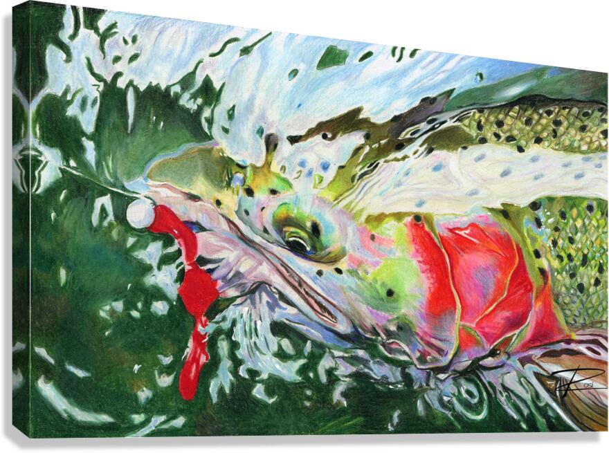 Scarlett O Steelhead Canvas Print