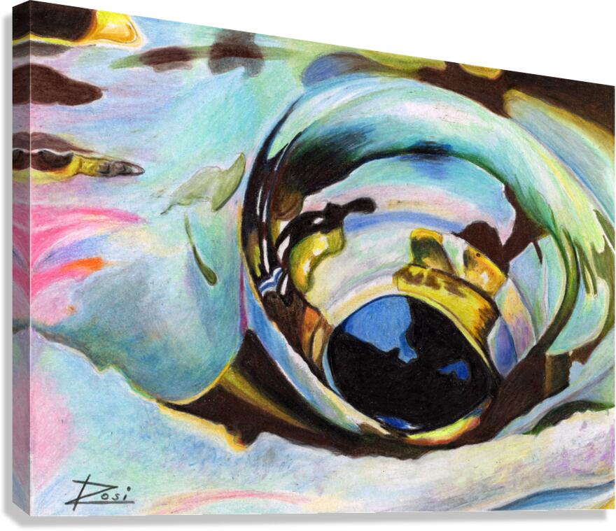 Alaskan Rainbow Eye Canvas Print