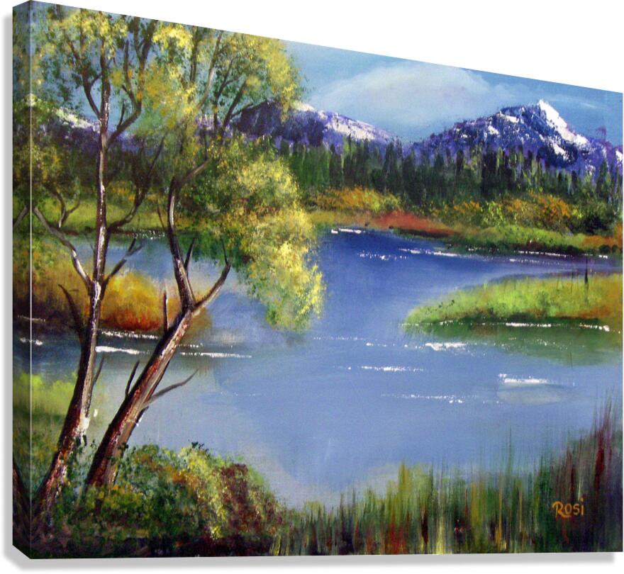 Purple Mountain Canvas Print