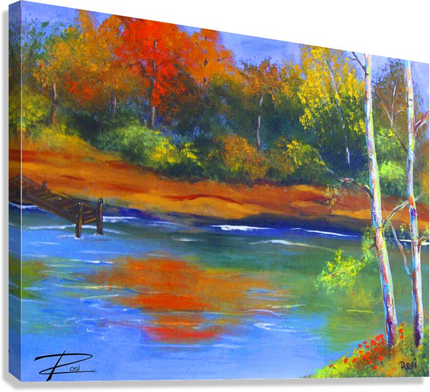 Fall Lake Canvas Print