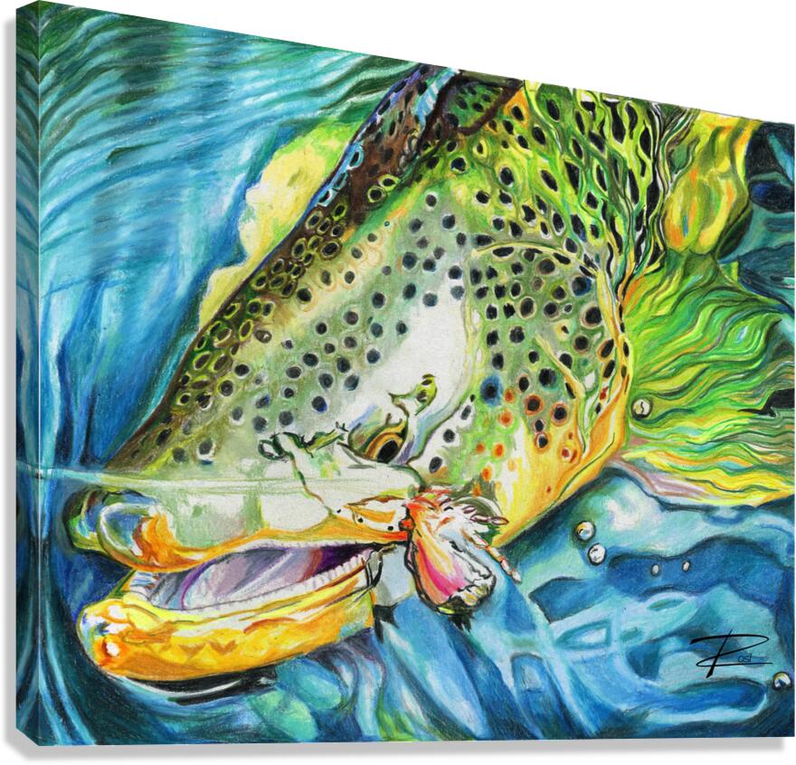 Fighting Brownie Canvas Print