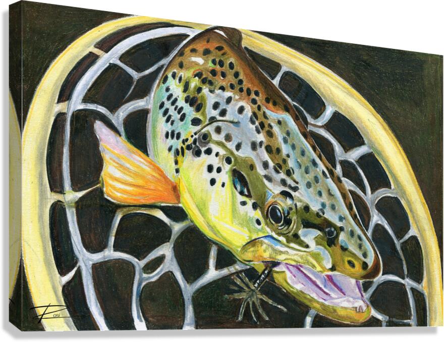 In The Net II Canvas Print