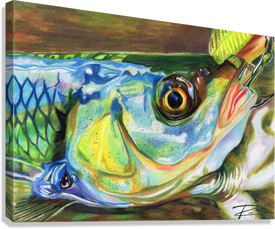 On The Hook II Canvas Print