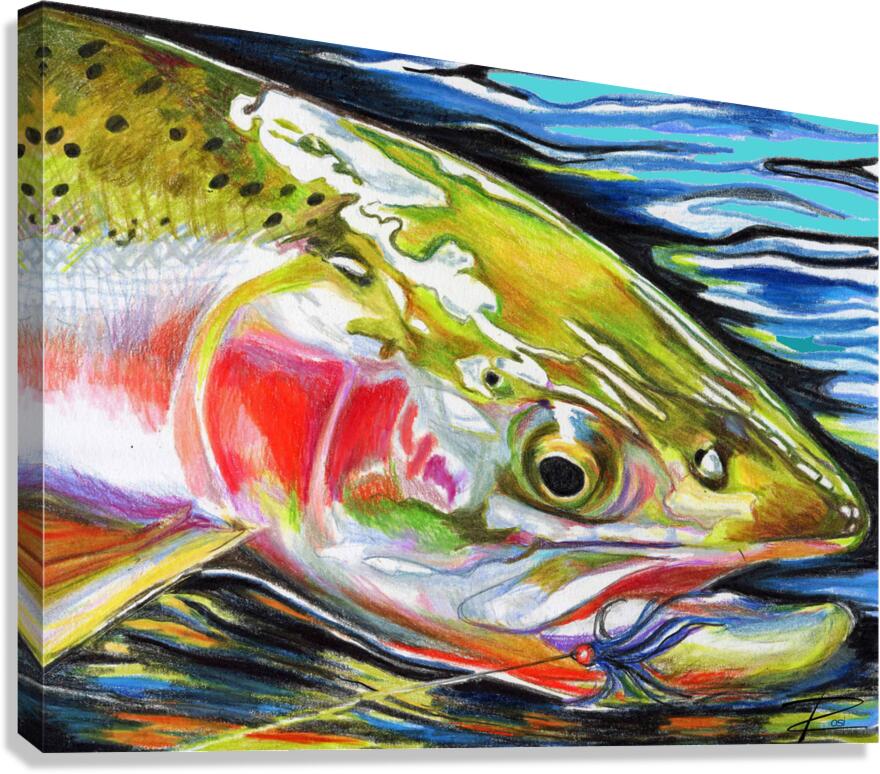 On the Hook Canvas Print