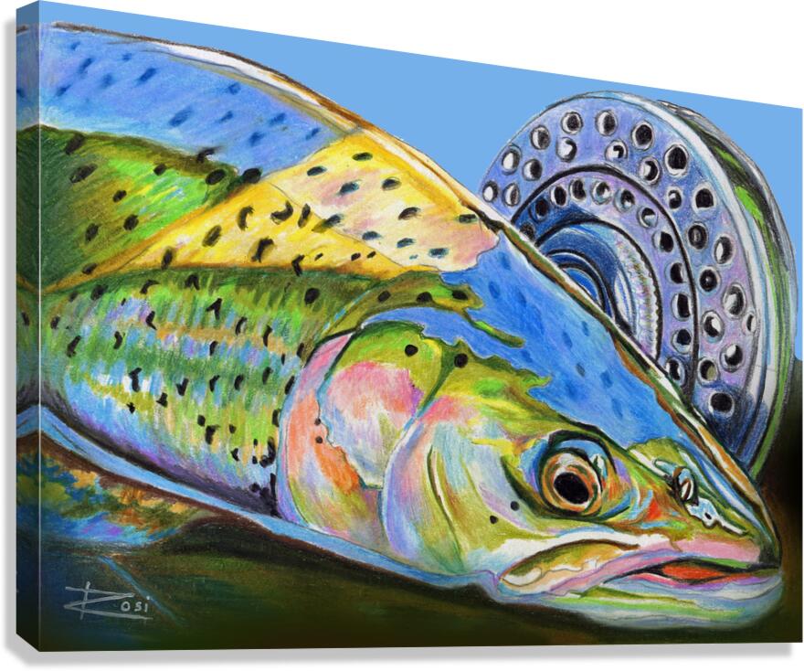 Reel Reflection Canvas Print