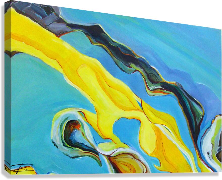 African Rock Canvas Print