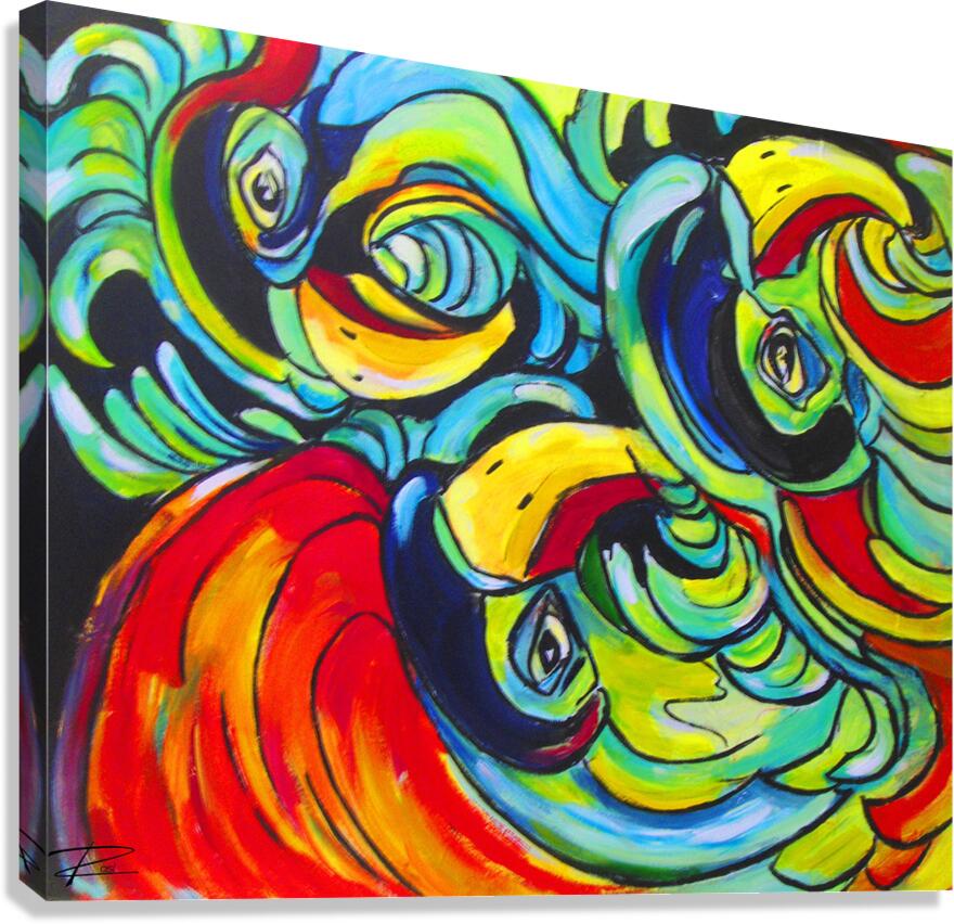 Papaguy Canvas Print