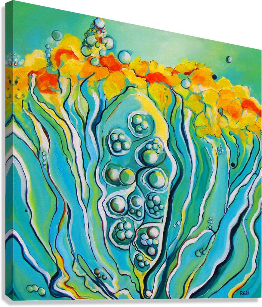 Underwater Fountain Canvas Print