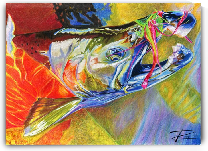 Alaskan Coho by Rosi Oldenburg