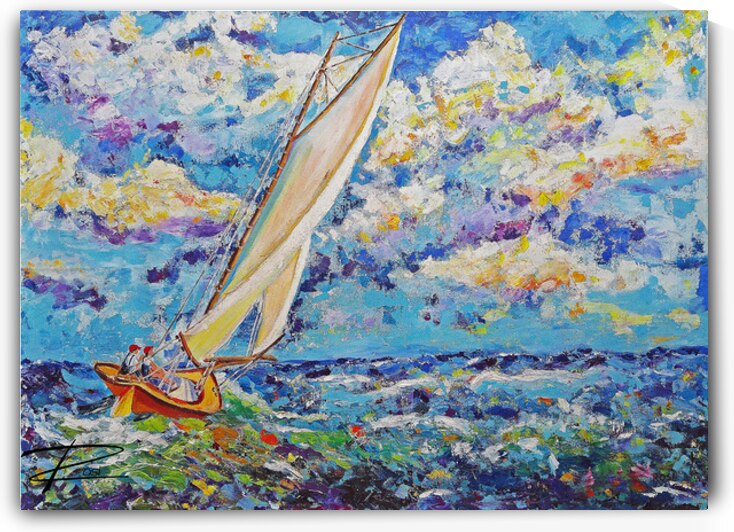Sailing the Storm by Rosi Oldenburg