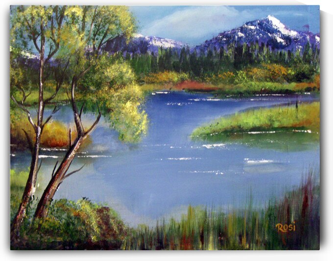 Purple Mountain by Rosi Oldenburg