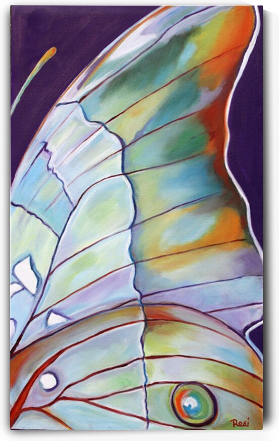 Blue Wing by Rosi Oldenburg