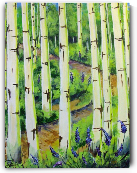 Aspens 1 by Rosi Oldenburg