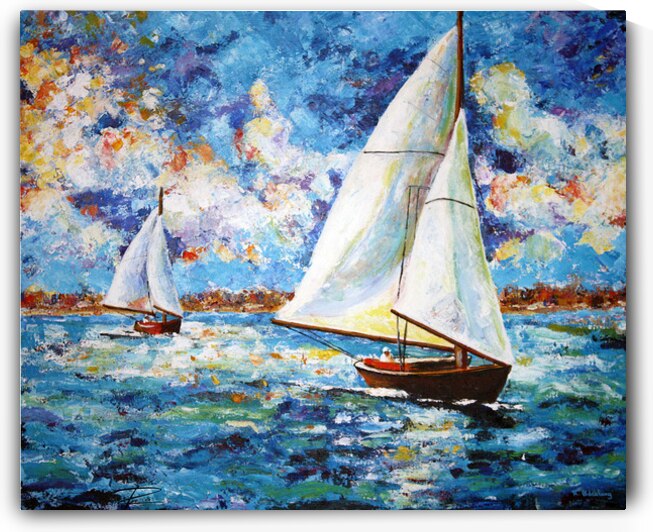 Sailboat by Rosi Oldenburg