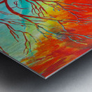 The Red Tree Metal print