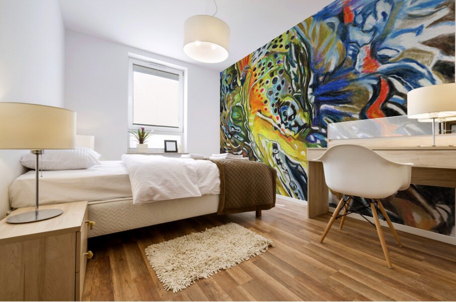 Breaking Loose Mural print