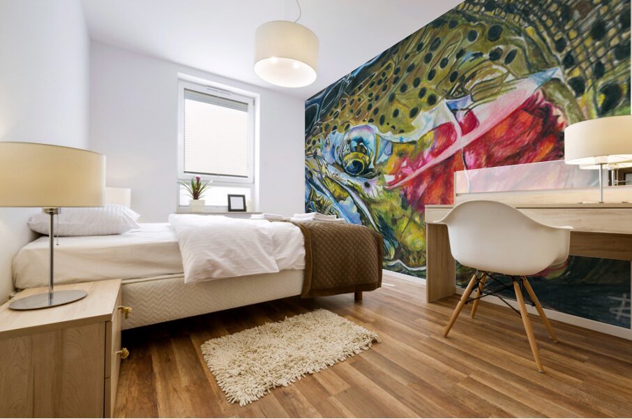  Number 670 Mural print