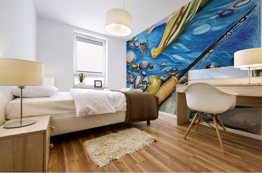 Fly Hunter Mural print