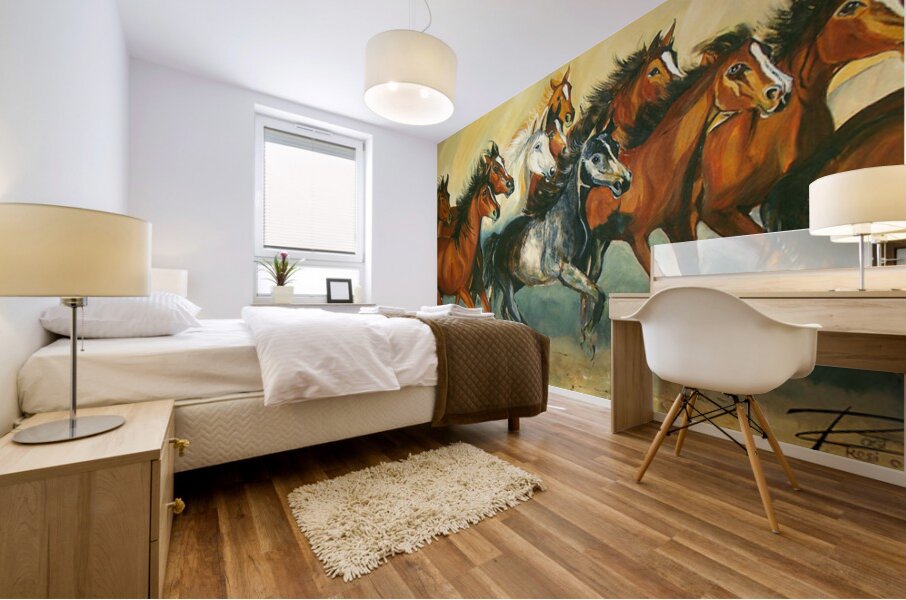 Stampede Mural print