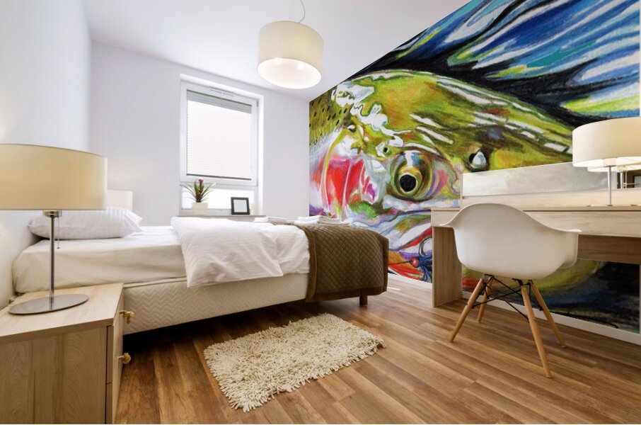 On the Hook Mural print