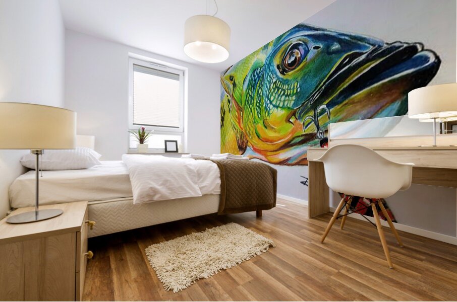 Peacock II Mural print