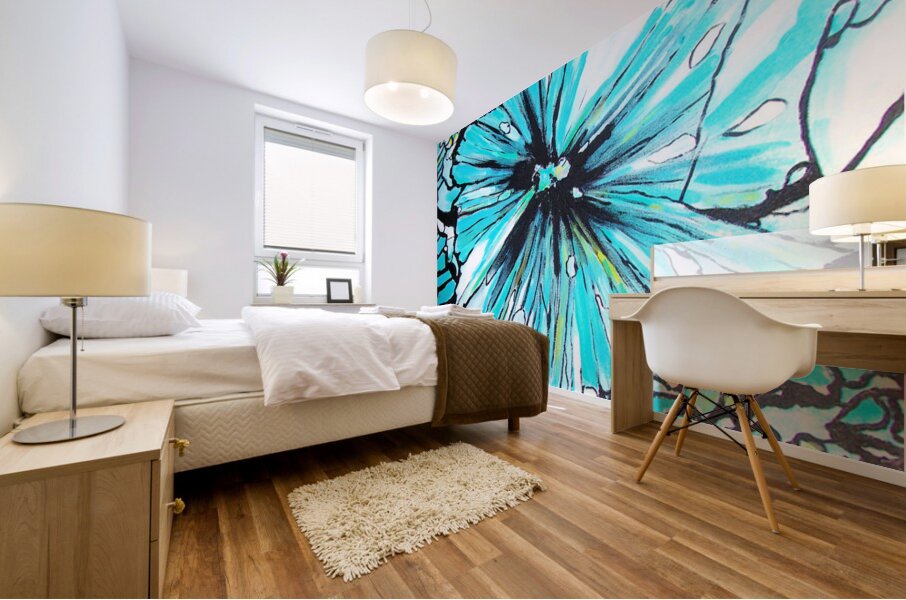 Eruption Mural print