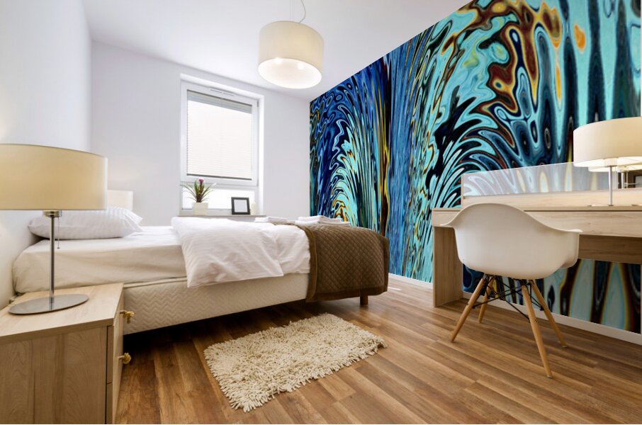 Fountain Mural print