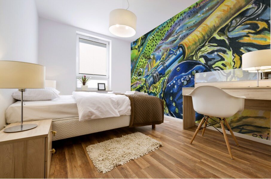 Rainbow Reflection Mural print