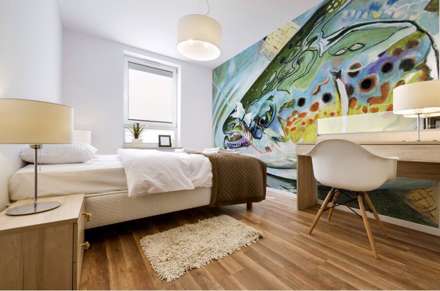 Atlantic Salmon Dry Fly Impression murale