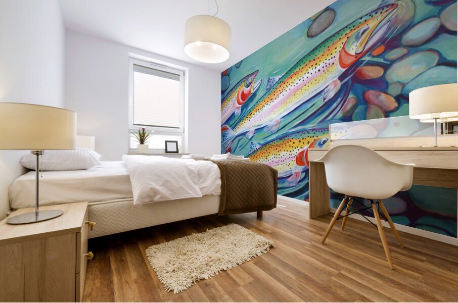 Trout Invasion Impression murale