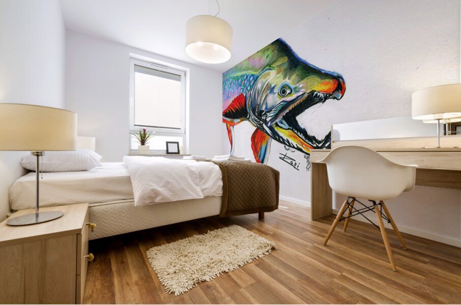 On The Go Mural print