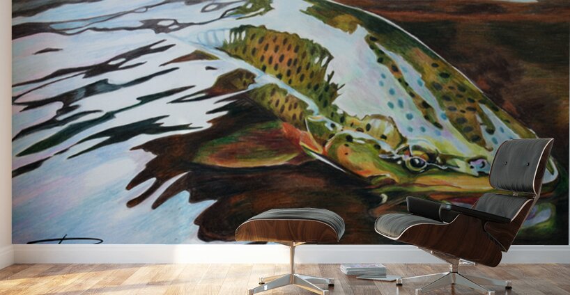 Trout Release Wall Murals