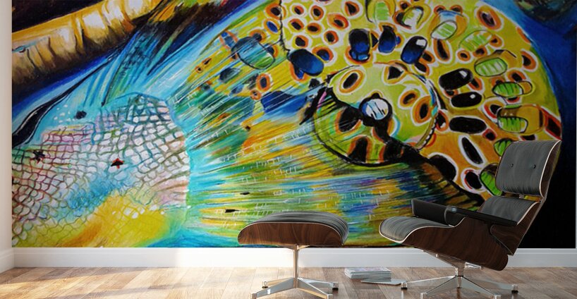 Tail Over Reel Wall Murals