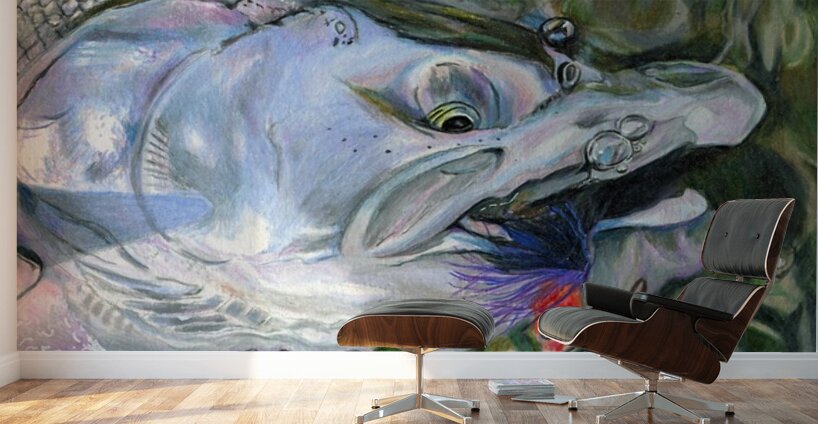 Silver Coho Wall Murals