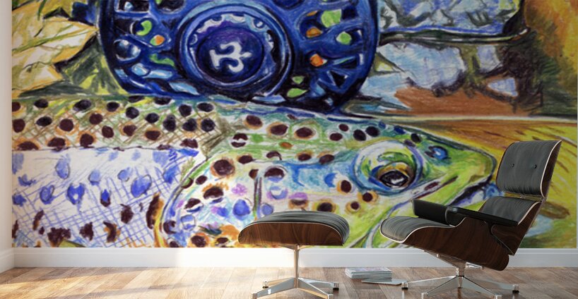 Brown with Rod Wall Murals