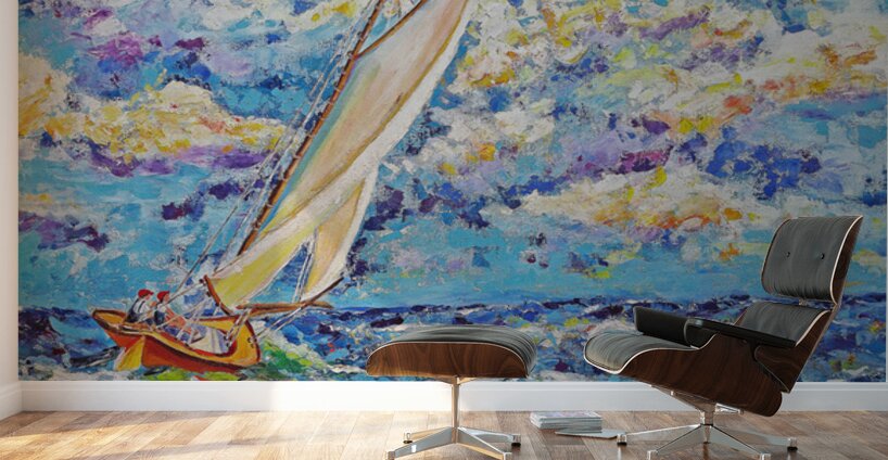 Sailing the Storm Wall Murals
