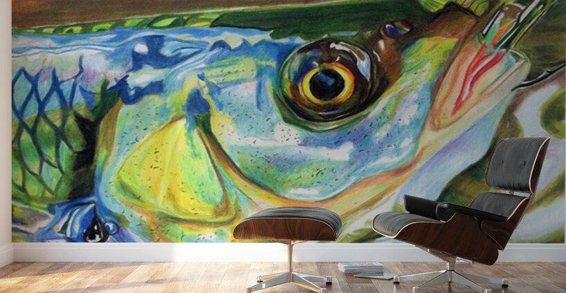 On The Hook II Wall Murals