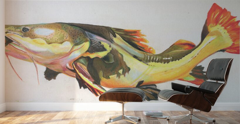 Red Tail Catfish II Wall Murals