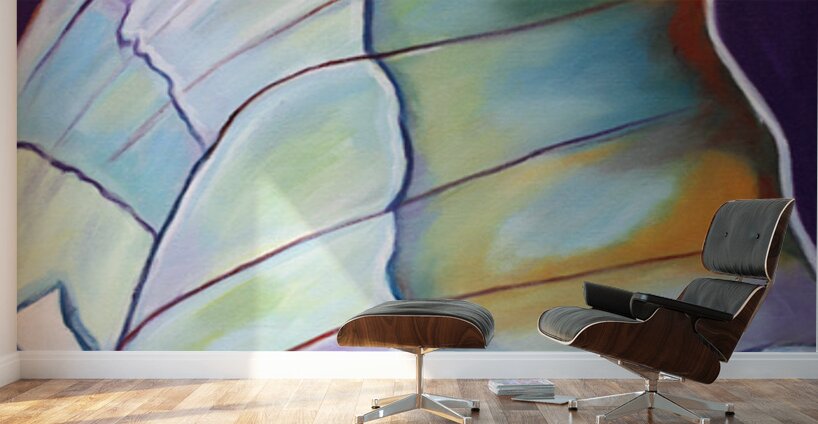 Blue Wing Wall Murals