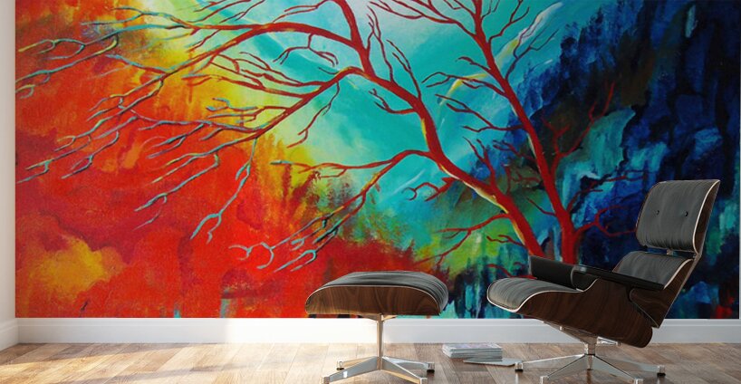The Red Tree Wall Murals
