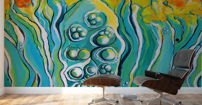 Underwater Fountain Wall Murals
