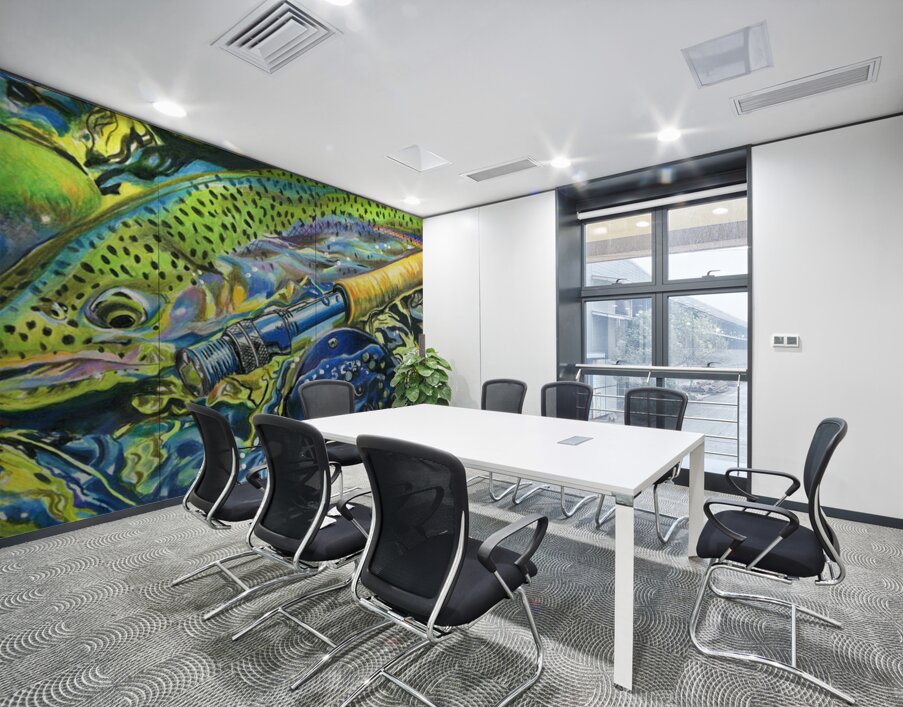 Rainbow Reflection Wall Printing